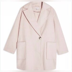 NWT Topshop Blush Coat